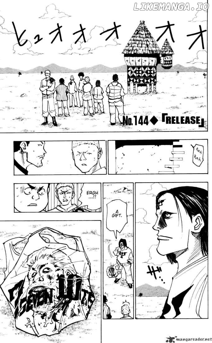 Hunter x Hunter, Chapter 144 image 01